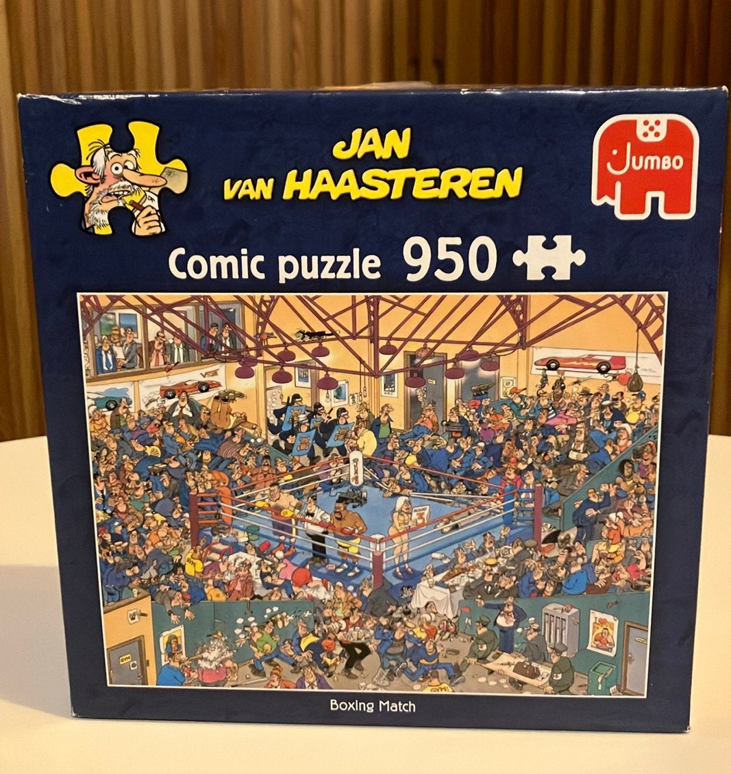 Jan Van Haasteren 950 stukjes “Boxing Match”, Enlèvement, Utilisé