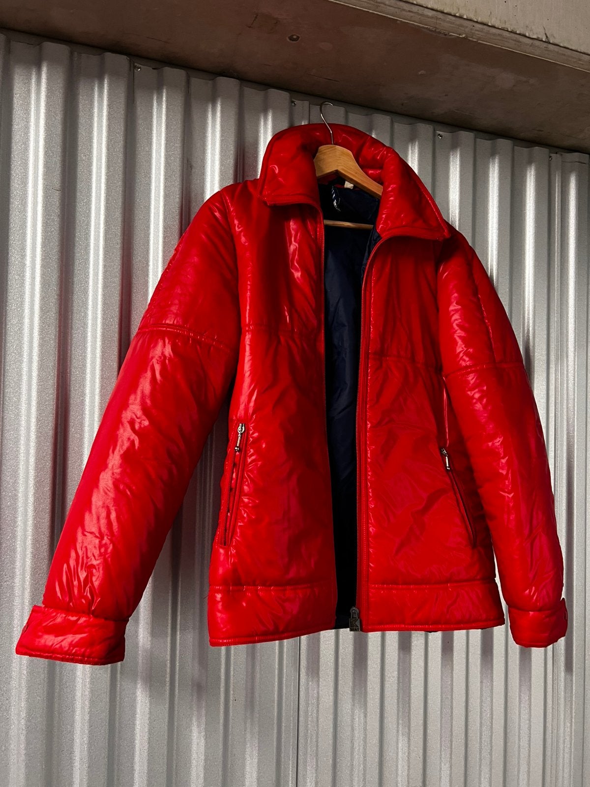 Bloson K-Way vintage rouge T 46, Enlèvement ou Envoi, Porté, Taille 46 (S) ou plus petite, Rouge