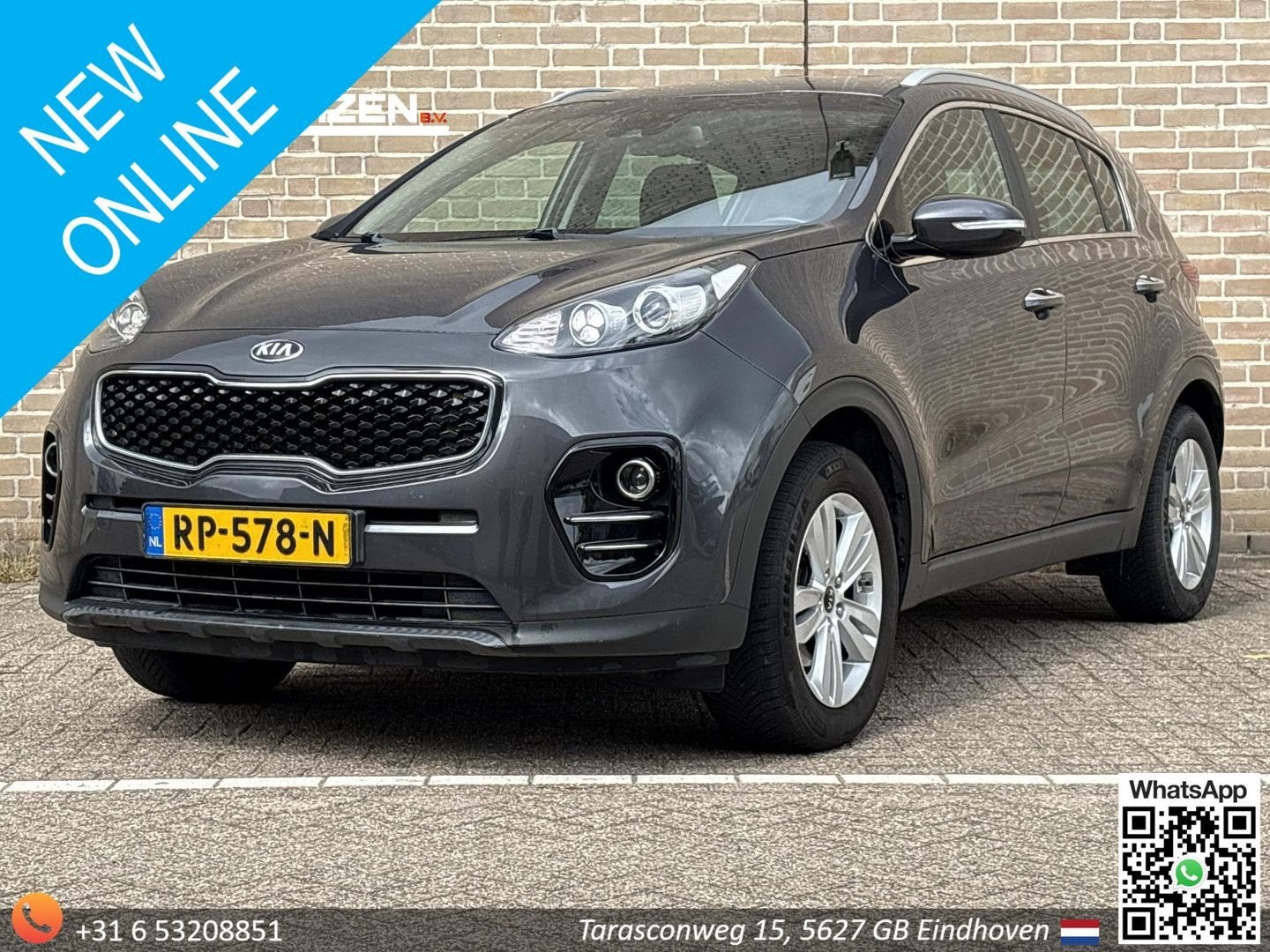 Kia Sportage 1.6 GDI DynamicLine | appareil photo | Cruise |, Autos, Kia, Argent ou Gris, Achat, Entreprise, Boîte manuelle