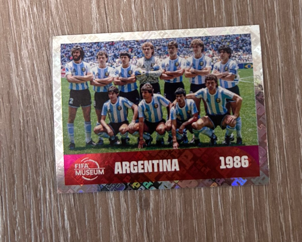 Argentina 1986 panini sticker, Enlèvement ou Envoi, Neuf, Autocollant