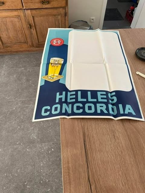 affiche helles concordia, Verzamelen, Ophalen, Zo goed als nieuw, Overige typen, Overige merken