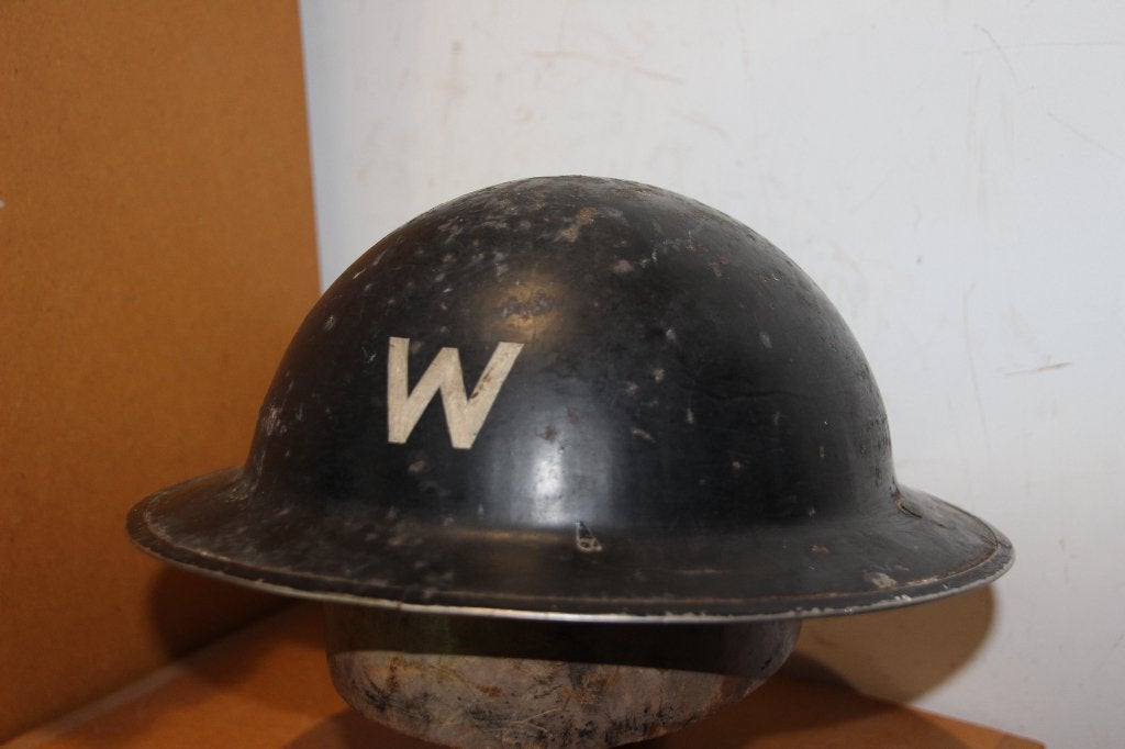 GB WW2 coque de casque MK II "Warden's" (1938), Envoi, Armée de terre, Casque ou Béret