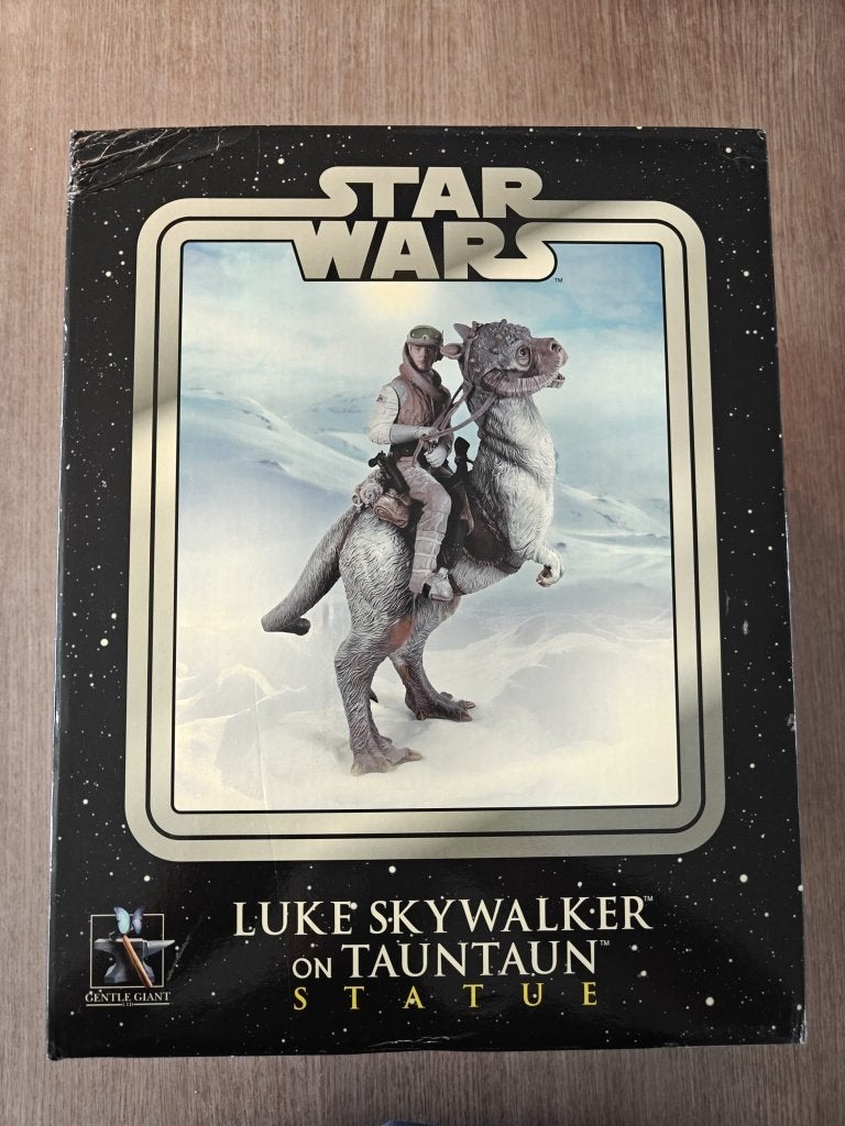 Star Wars Gentle Giant Luke Skywalker on Tauntaun Statue, Verzamelen, Ophalen, Zo goed als nieuw, Beeldje of Buste