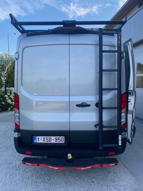 Zwarte aluminium dakdrager + elektrische. opstap, Enlèvement, Comme neuf