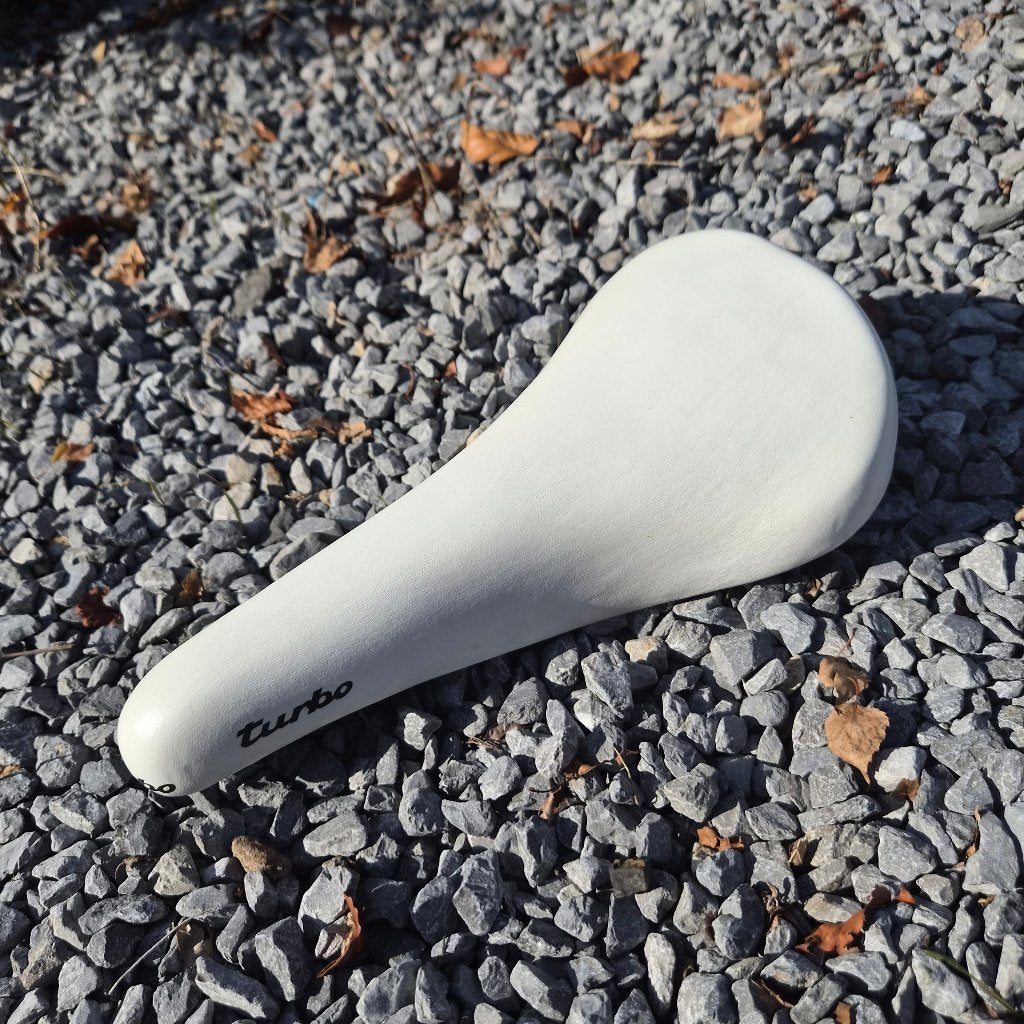 Selle Italia Turbo en cuir blanc - neuve, Enlèvement ou Envoi, Neuf, Selle Italia