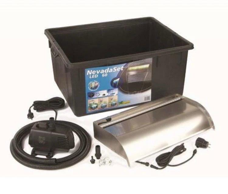 Prachtige waterval / waterpartij Ubbink Nevada set LED 60, Ophalen, Zo goed als nieuw, Waterval