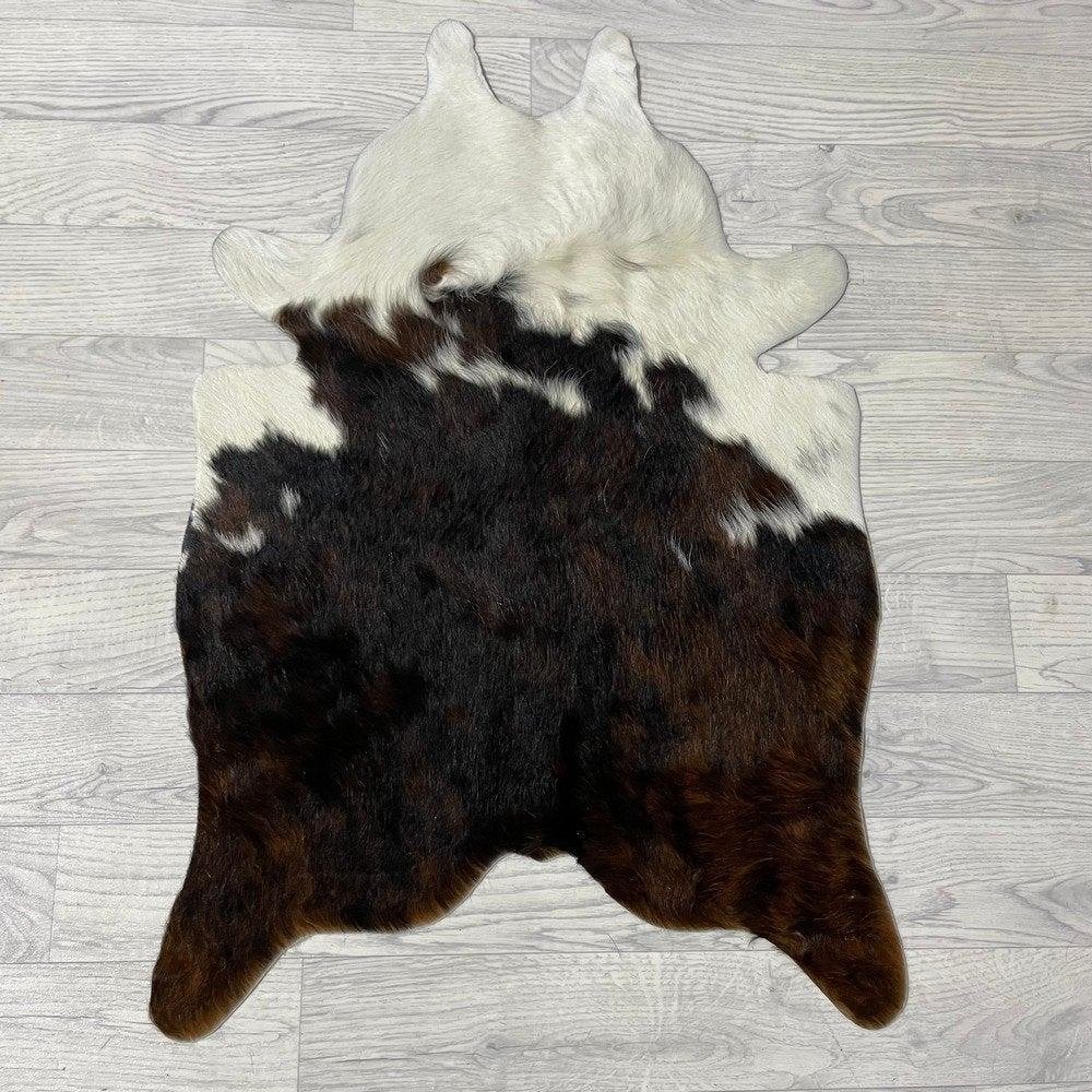 Mini koeienhuid bruin wit zwart 90x60cm #445 | Lederstore, Neuf, Tapisserie murale, Multicolore, Matériau naturel