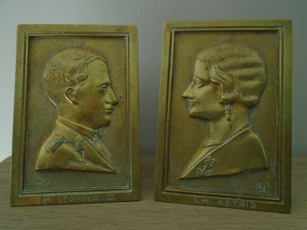 Koning Leopold II en Koningin Astrid ., Verzamelen, Ophalen of Verzenden, Gebruikt, Overige typen