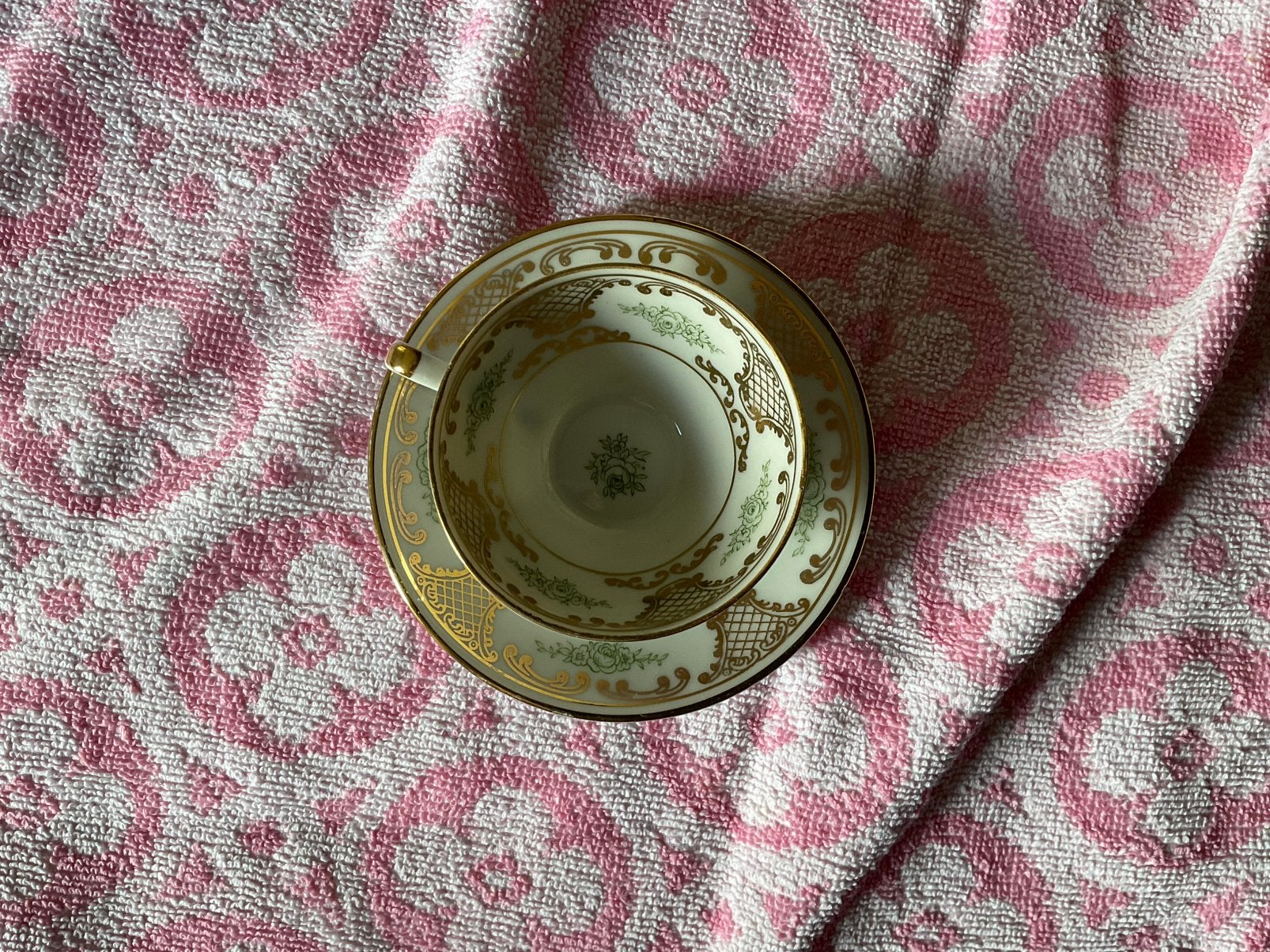 Tasse à thé vintage élégante, Envoi, Comme neuf
