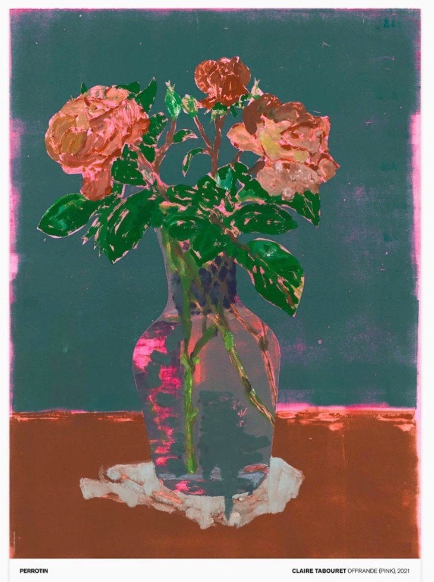 Claire Tabouret - Fraaie litho -2021- Nieuwstaat - 70x50 cm, Ophalen of Verzenden