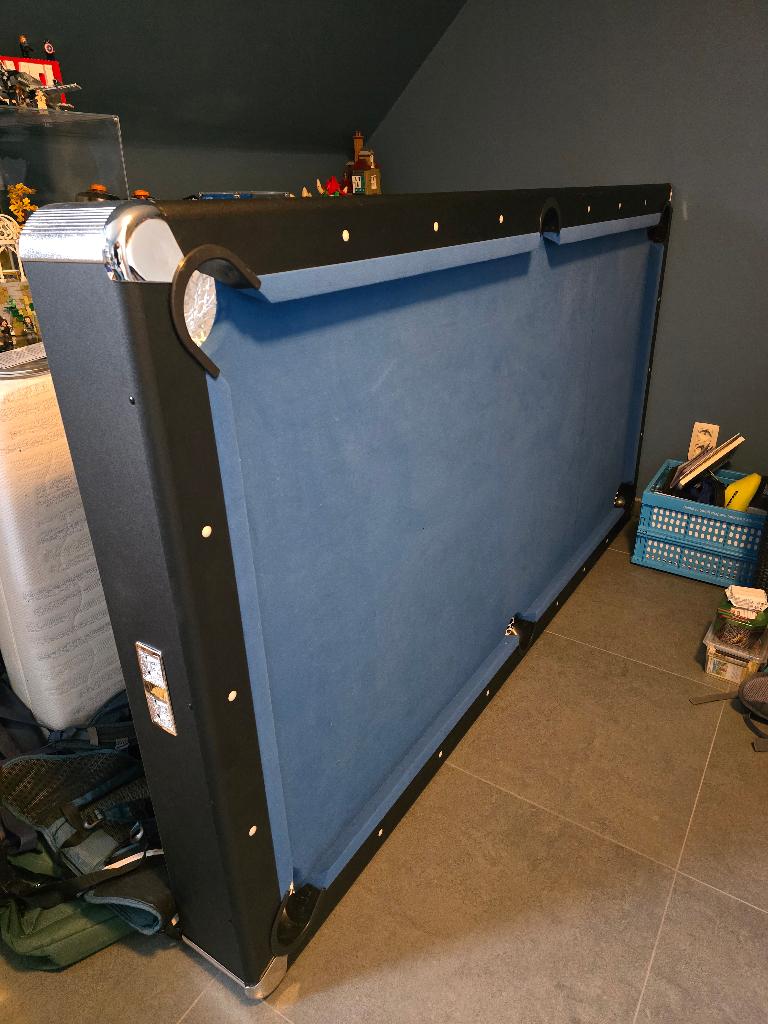 Pooltafel Geologic BT700US - amper gebruikt -7ft, Ophalen, Zo goed als nieuw, Pooltafel