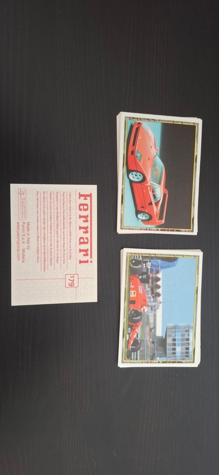 Ferrari Panini, Ophalen of Verzenden