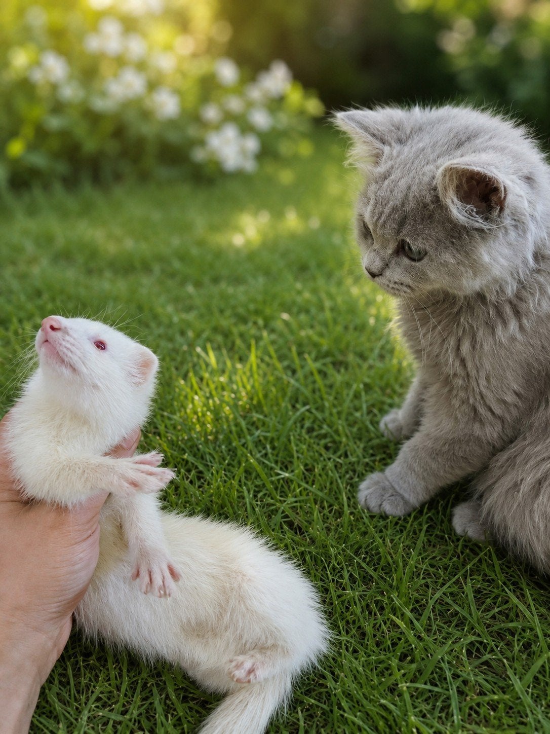 Les furets albinos (midi 8 semaines) peuvent se déplacer tra, Animaux & Accessoires, Avril, Mâle