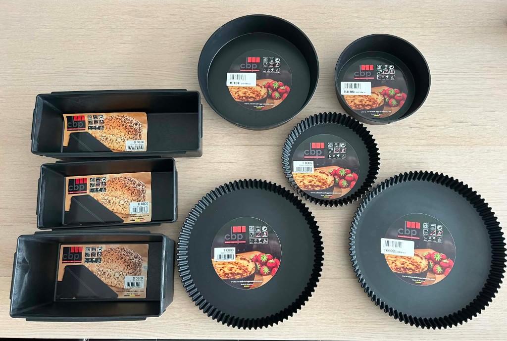 Meerdere bakvormen voor brood/taart/..., Ophalen of Verzenden, Nieuw, Taarten, Bakvorm