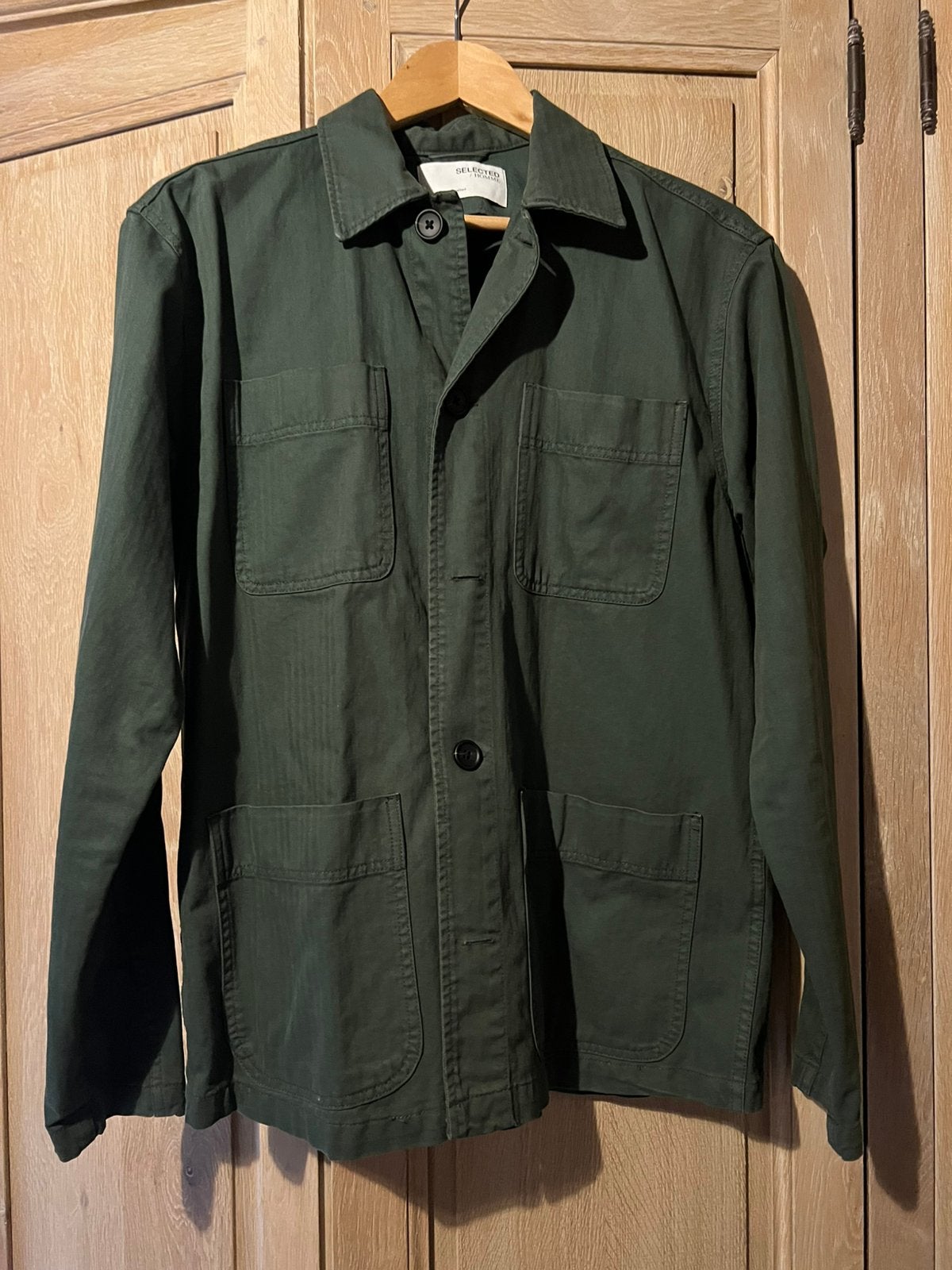 Groene vest maat medium, Ophalen, Zo goed als nieuw, Maat 48/50 (M), Groen