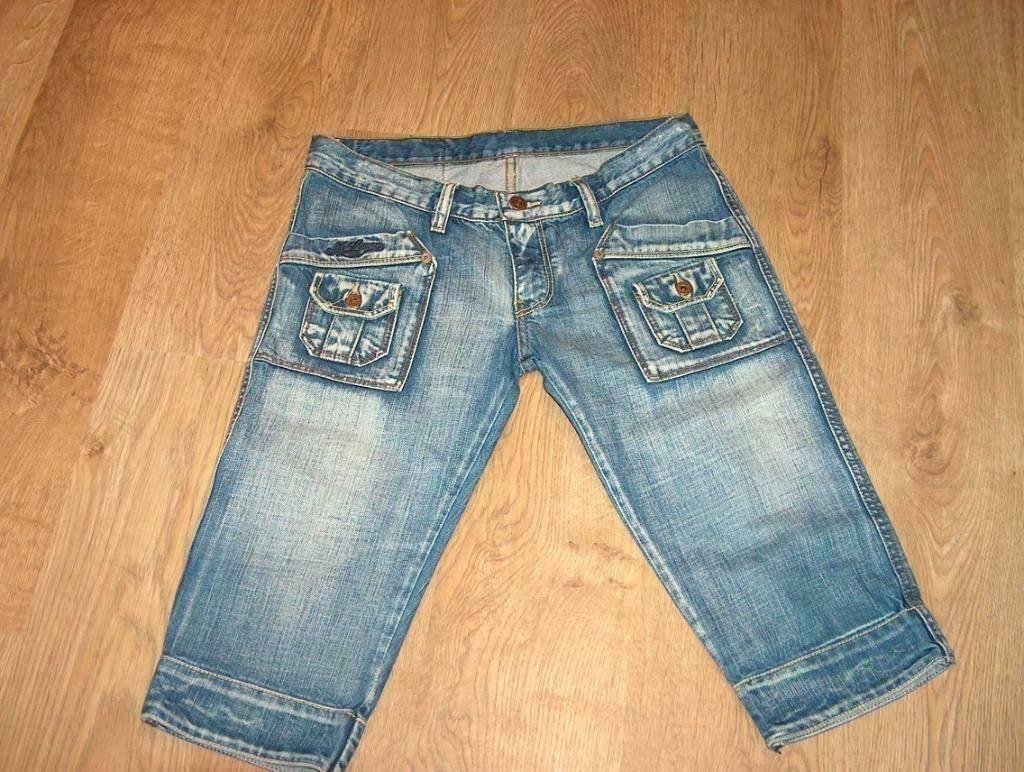 jeans knie broek lage taille maat 34 of XS Extra smal, Kleding | Dames, Ophalen of Verzenden, Zo goed als nieuw, Blauw, W27 (confectie 34) of kleiner