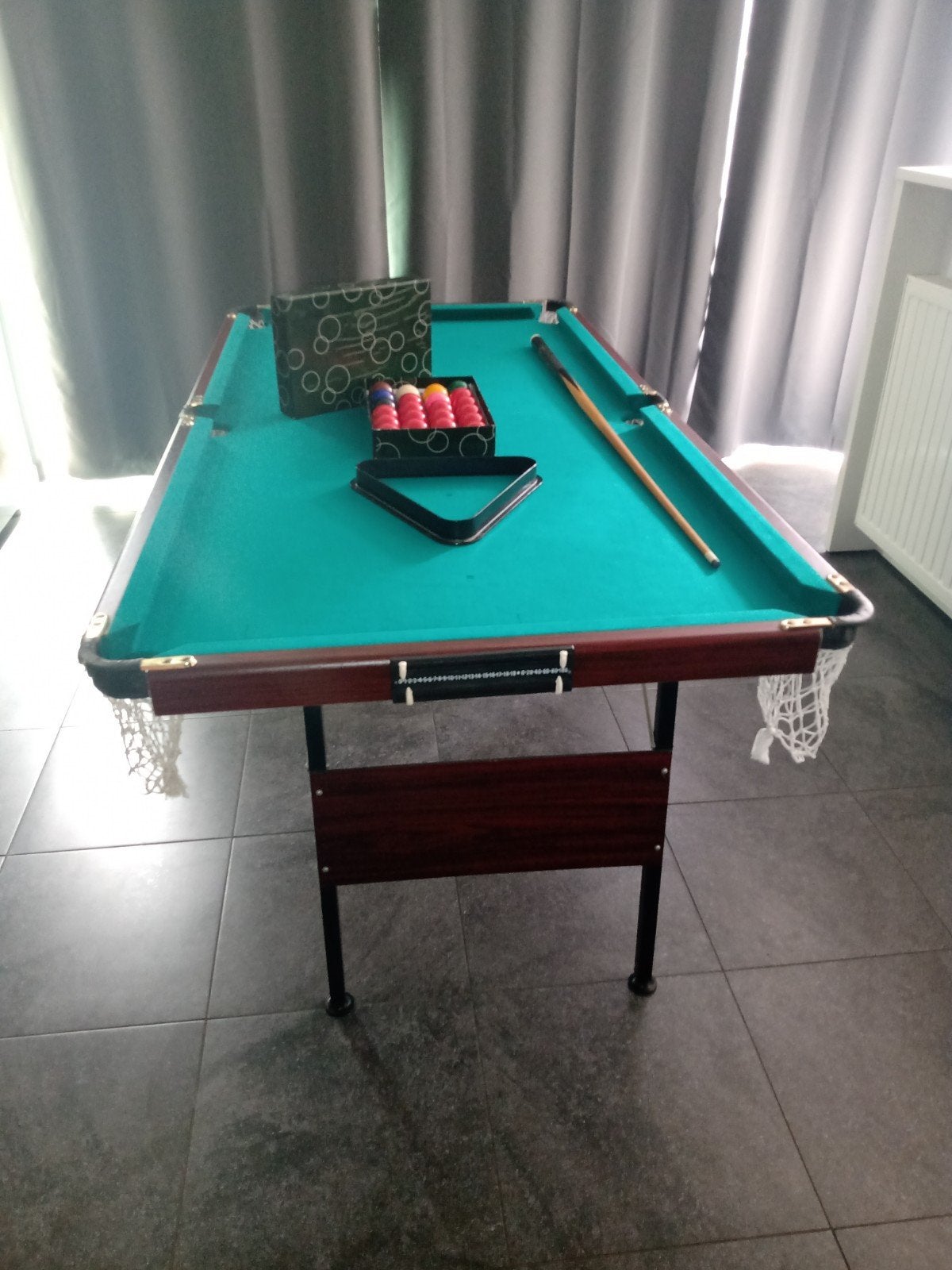 plooibaar snookertafel, Sport en Fitness, Biljarten en Poolen, Ophalen, Gebruikt, Snookertafel