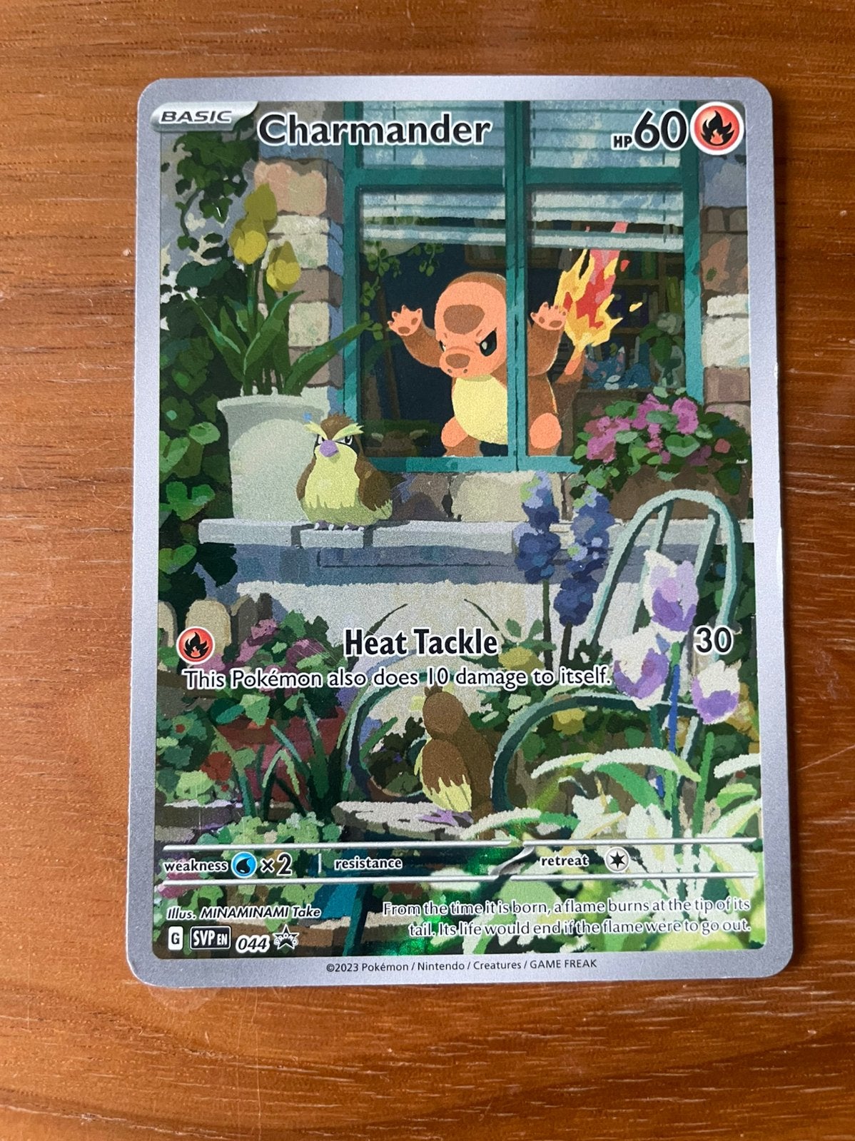 Charmander SVP pokemon kaar promo, Ophalen of Verzenden, Zo goed als nieuw, Losse kaart, Foil