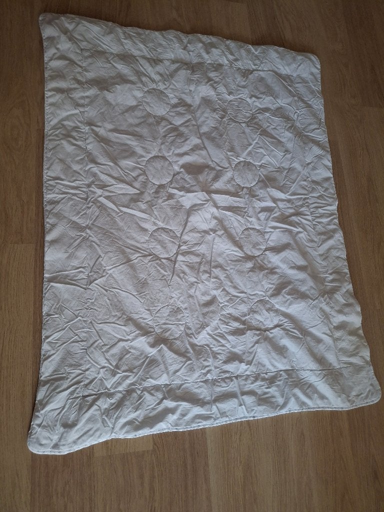 Donsdeken peuterbed zo goed als nieuw, Lavable, Garçon ou Fille, Comme neuf, Lit pour tout-petit