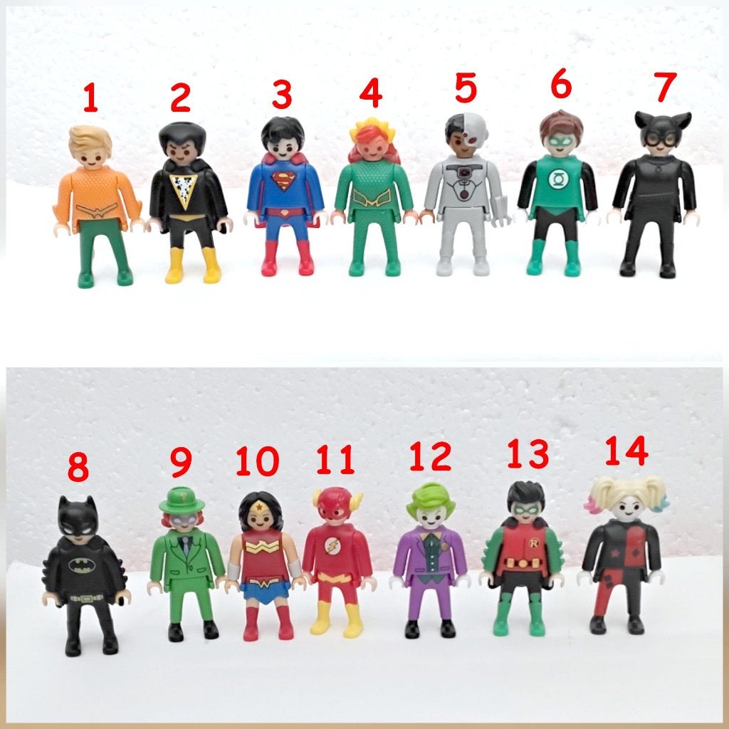 figurines playmobil , personnages , héros , 1,50€/pièce, Enlèvement ou Envoi, Comme neuf, Autres séries, Figurines