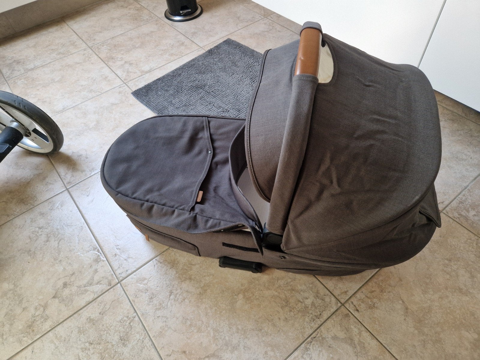 kinderwagen, 3 in 1. met voetenzak, Ophalen, Gebruikt