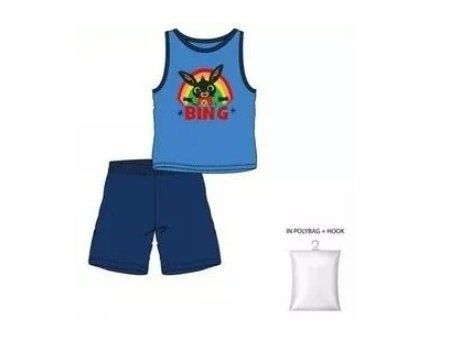 Bing Konijn Shortama Blauw - Maat 110/116 - Katoen, Kinderen en Baby's, Kinderkleding | Maat 110, Nacht- of Onderkleding, Nieuw