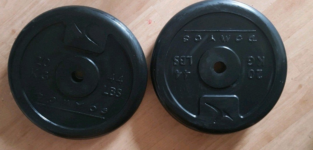 fitness schijven (gewichten), Ophalen