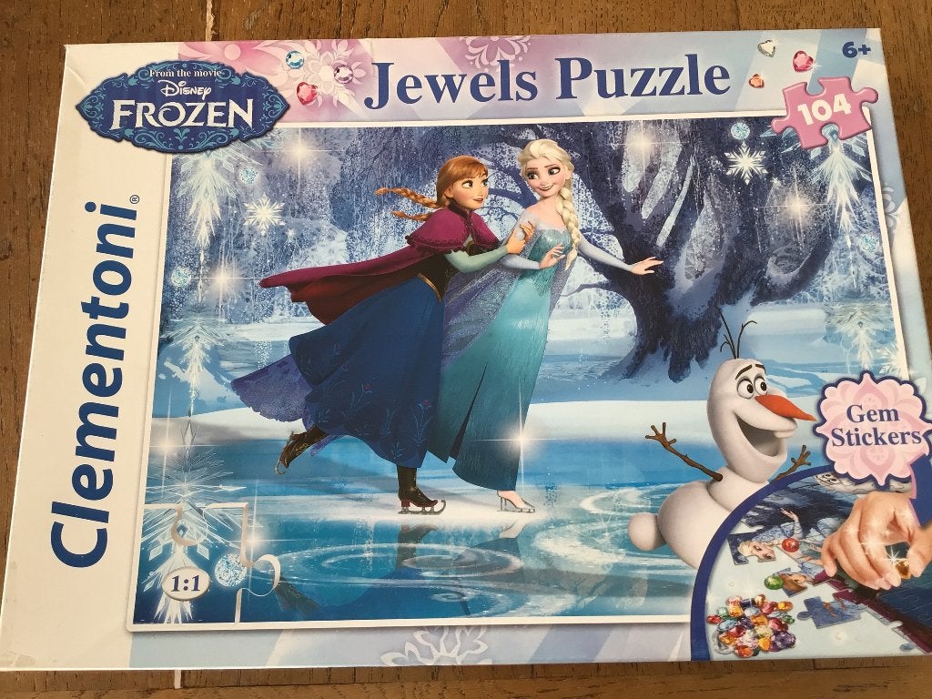Puzzel Frozen, Ophalen, Meer dan 50 stukjes, Zo goed als nieuw