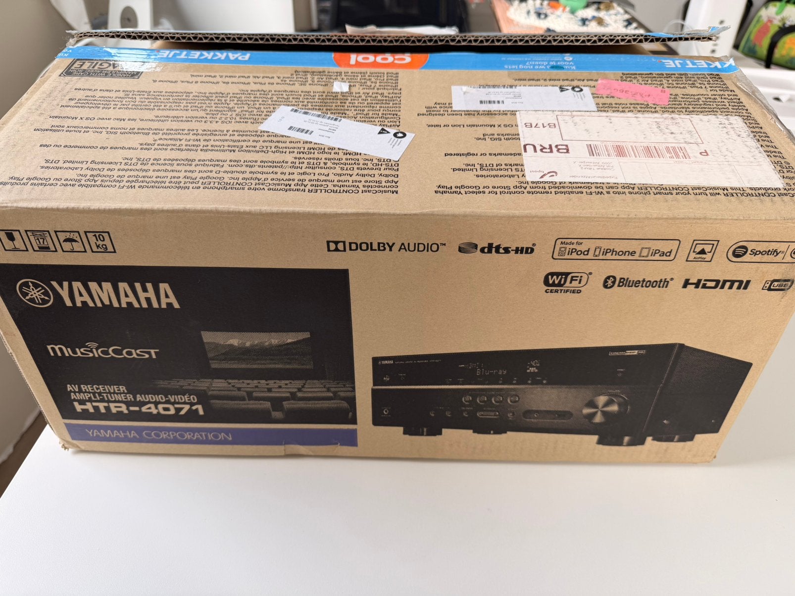 Yamaha HTR-4071 AV Receiver – 7.2 Surround, Computers en Software, Servers, Ophalen, Zo goed als nieuw
