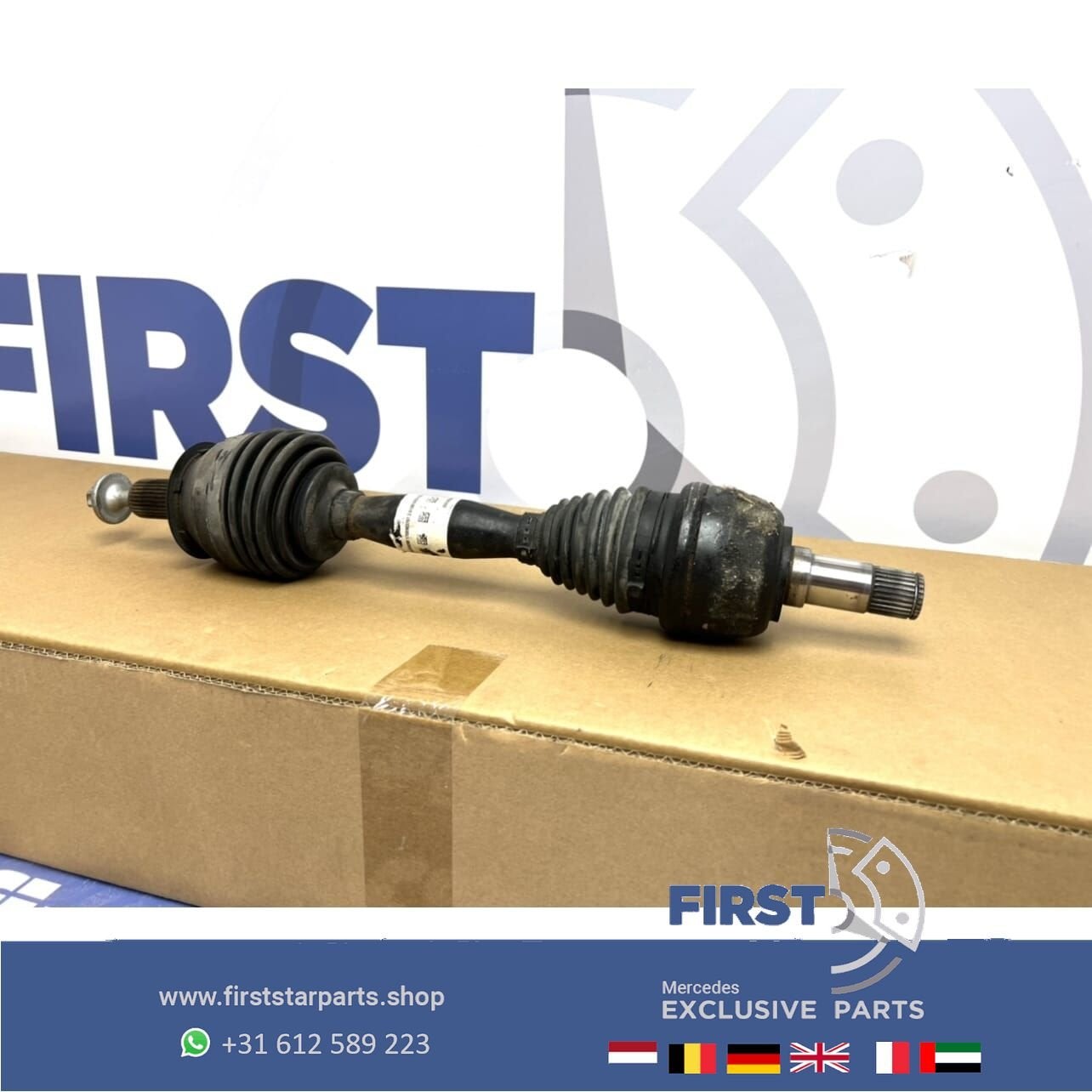 AANDRIJFAS STEEKAS W176 W246 W117 LINKS Mercedes A B CLA Kla, Gebruikt, -, Ophalen of Verzenden, -