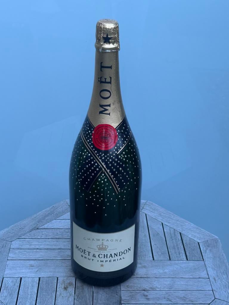 Decoratie magnum “ Moët Chandon “, Verzamelen, Ophalen, Gebruikt, Champagne