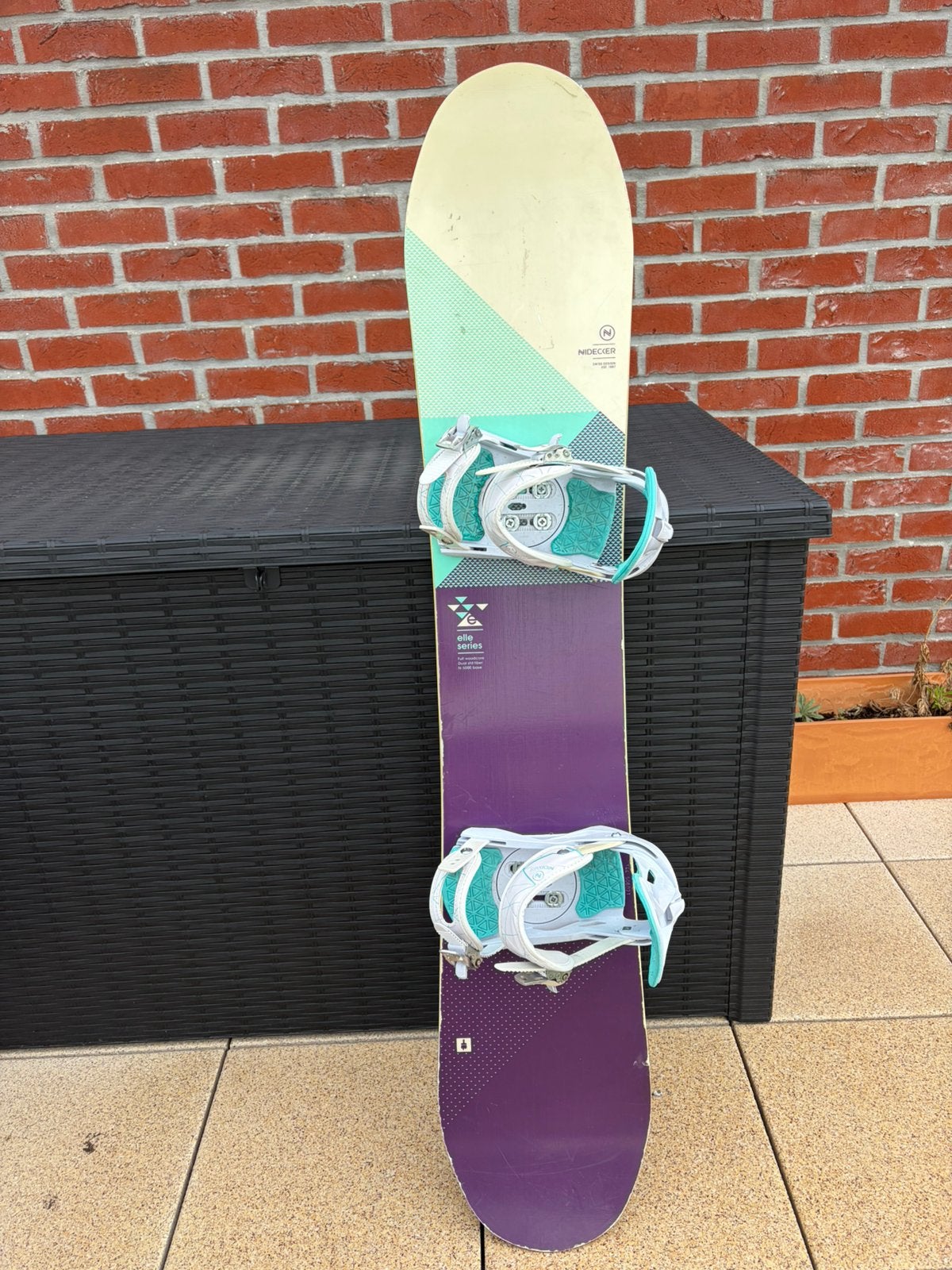 Snowboard + bindingen Nidecker, Ophalen, Gebruikt, Board