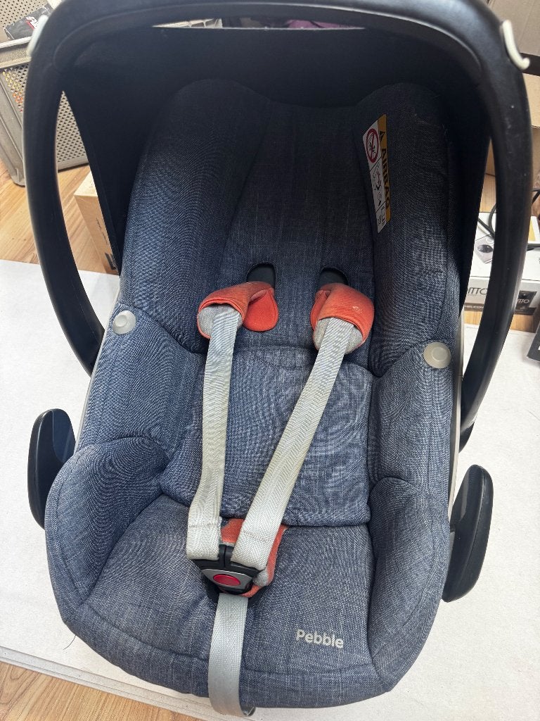 Maxi cosi, Ophalen, Gebruikt