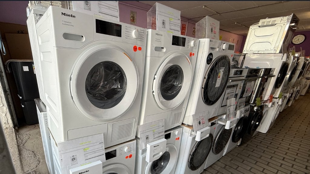Lot Miele 9 kg: Lave linge et Sèche linge pompe à chaleur, Chargeur frontal, Enlèvement, Classe énergétique A ou plus économe