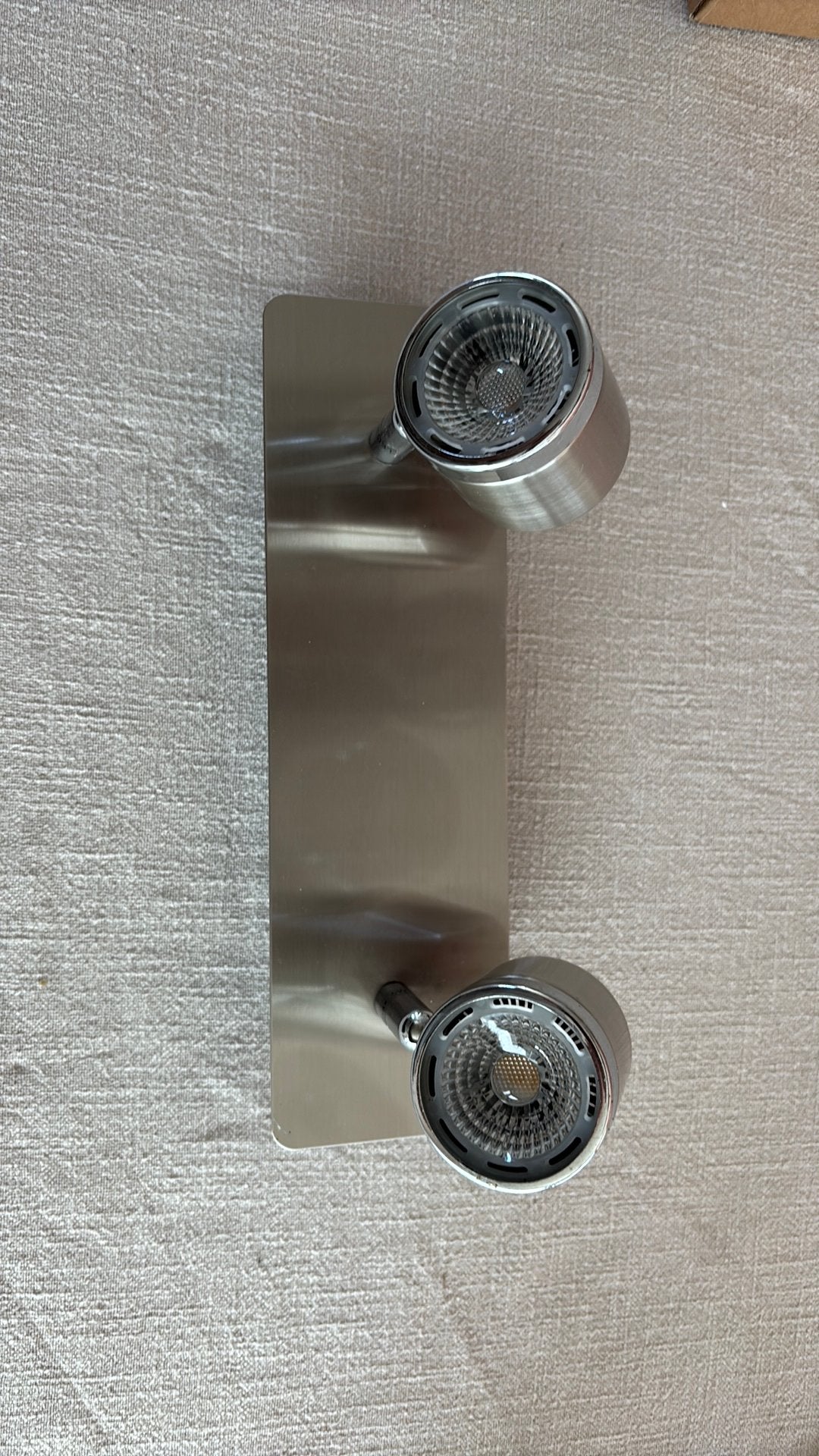Eglo Spot LED Pierino 2x 5W/230V, Maison & Meubles, Lampes | Spots, Autres culots, Eglo, Enlèvement ou Envoi, Spot encastrable ou Spot mural