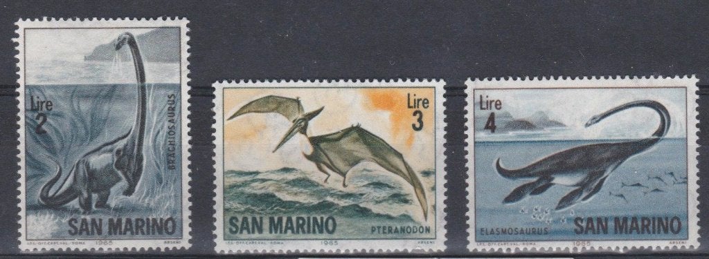 Saint-Marin 1965 - N 834+835+836 *, Timbres & Monnaies, Timbres | Europe | Autre, Envoi