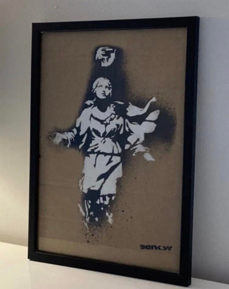 BANKSY: werk beperkt tot 50 exemplaren, Antiek en Kunst, Kunst | Designobjecten, Ophalen of Verzenden