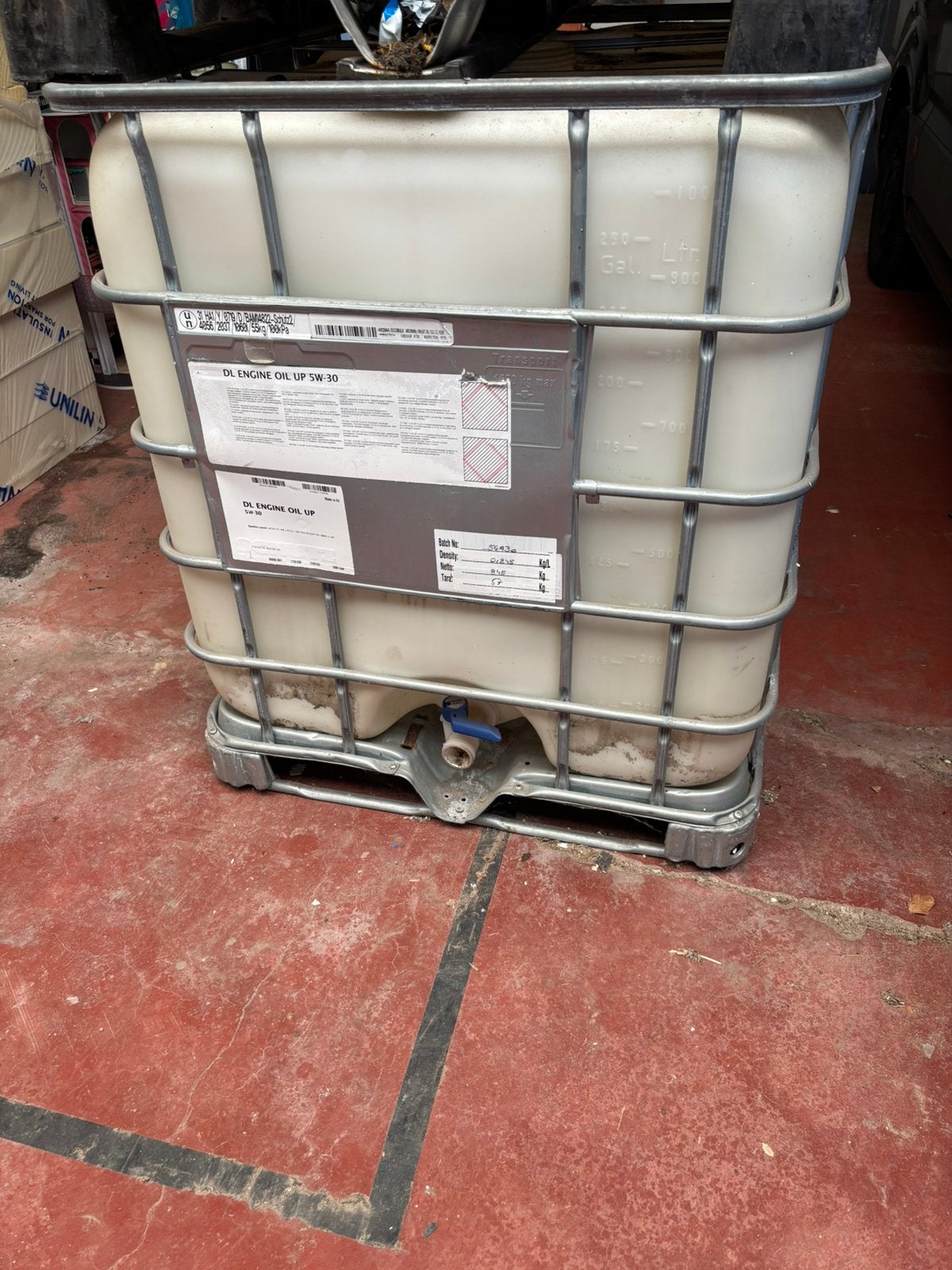 1000l vat, Ophalen, Zo goed als nieuw