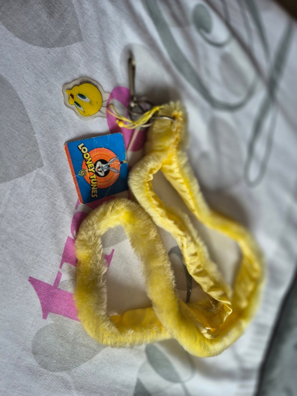 sleutelhanger tweety vintage 43cm lang, Verzamelen, Ophalen of Verzenden