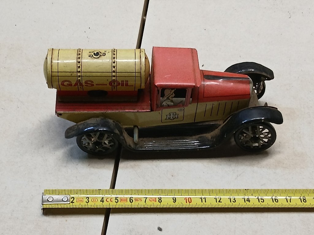 ancien jouet à remontoir camion citerne, Enlèvement ou Envoi