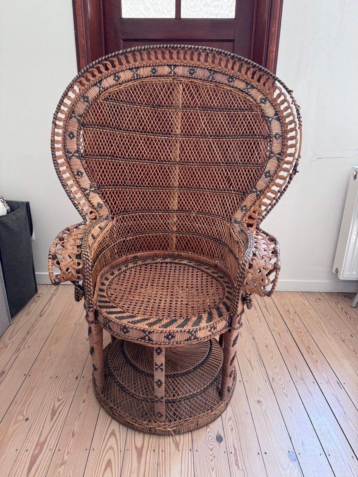 Rotan stoel in goede staat, Huis en Inrichting, Ophalen, Gebruikt, Riet of Rotan, Bohemien