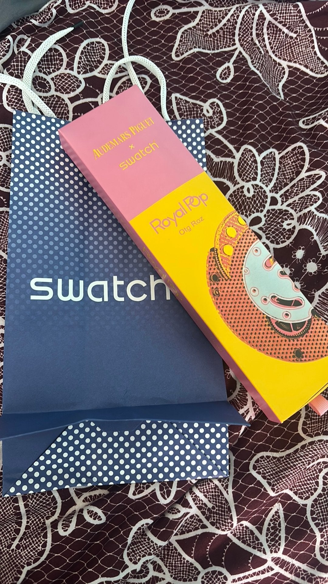 Audemars Piguet X Swatch Royal Pop Eye rose, Envoi, Comme neuf