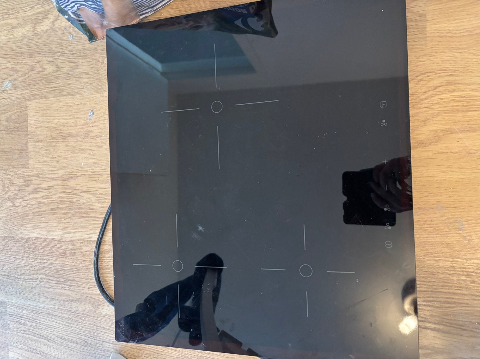 Inductie kookplaat 3 zones - Ikea, Elektronische apparatuur, Kookplaten, Ophalen, Zo goed als nieuw, Inductie