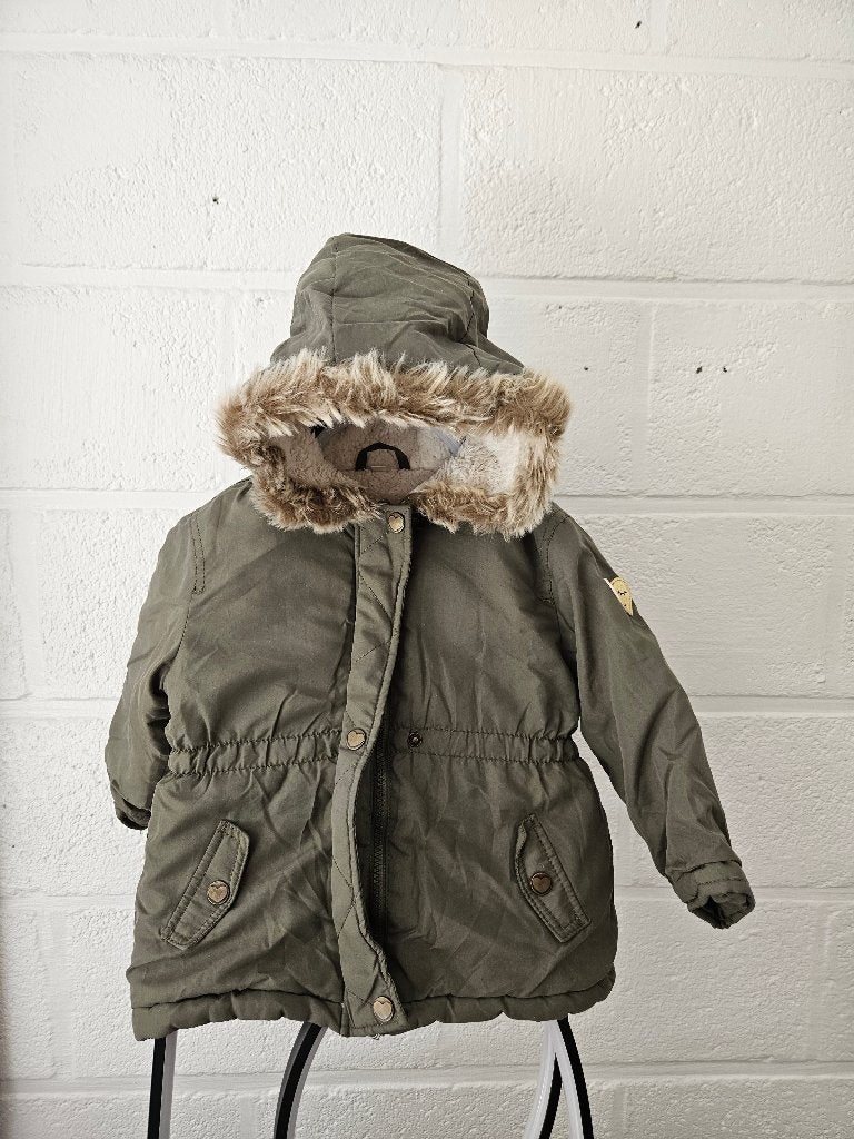 Veste chaude fille taille 86, Enlèvement, Utilisé, Fille, Manteau