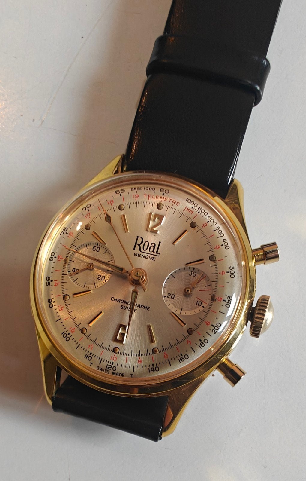 Chronographe vintage valjoux, Enlèvement ou Envoi