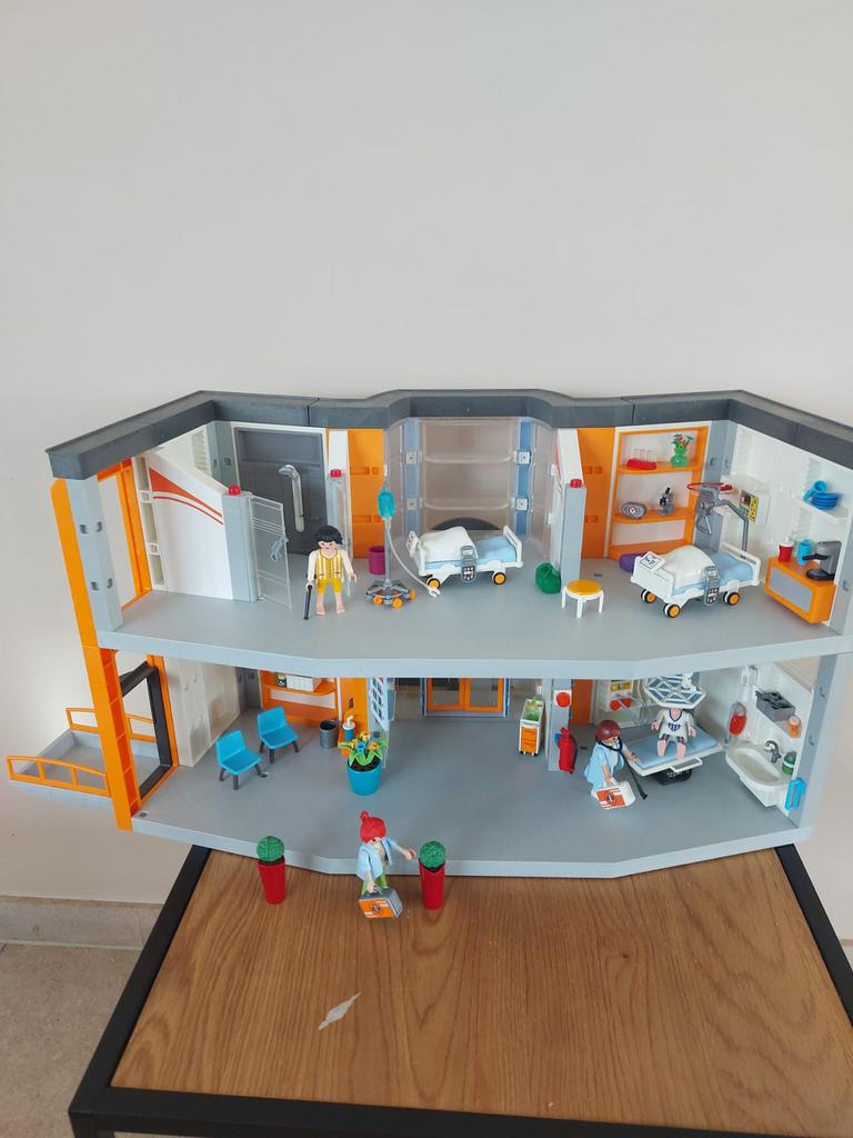 Playmobil 70190 City Life Groot ziekenhuis met inrichting., Enlèvement, Comme neuf, Ensemble complet