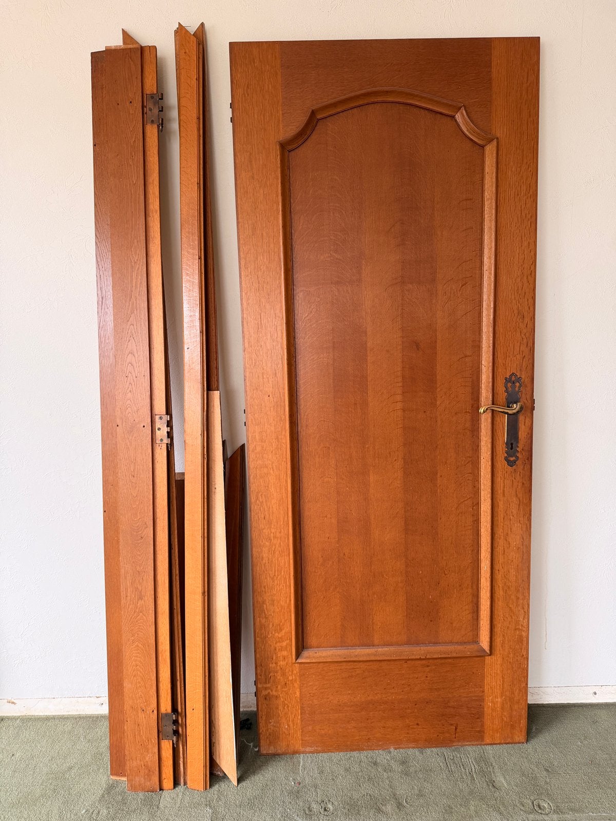 Houten deuren 90cm, Ophalen, Zo goed als nieuw