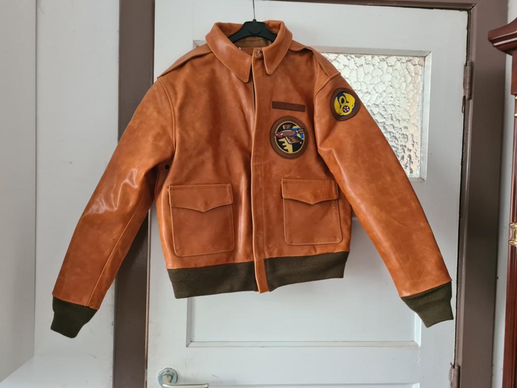 Veste en cuir A2 US ARMY AIRFORCE A2 NEUF Taille S 350€, Neuf, Taille 46 (S) ou plus petite, Avirex