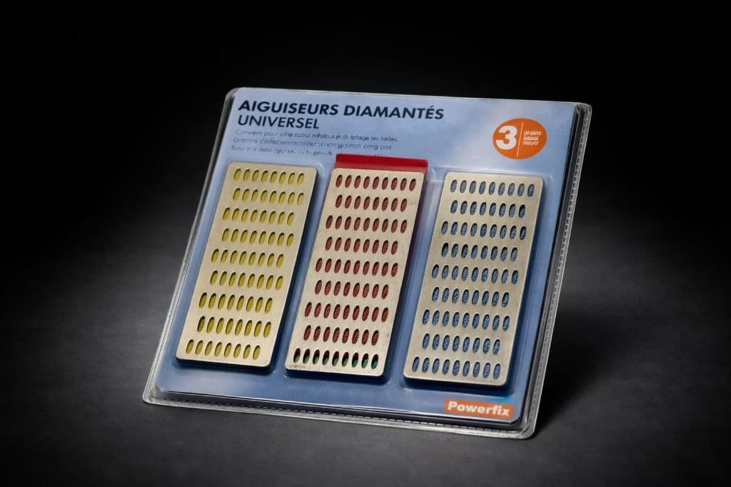 Set de trois aiguiseurs diamantés universels, Enlèvement ou Envoi, Neuf