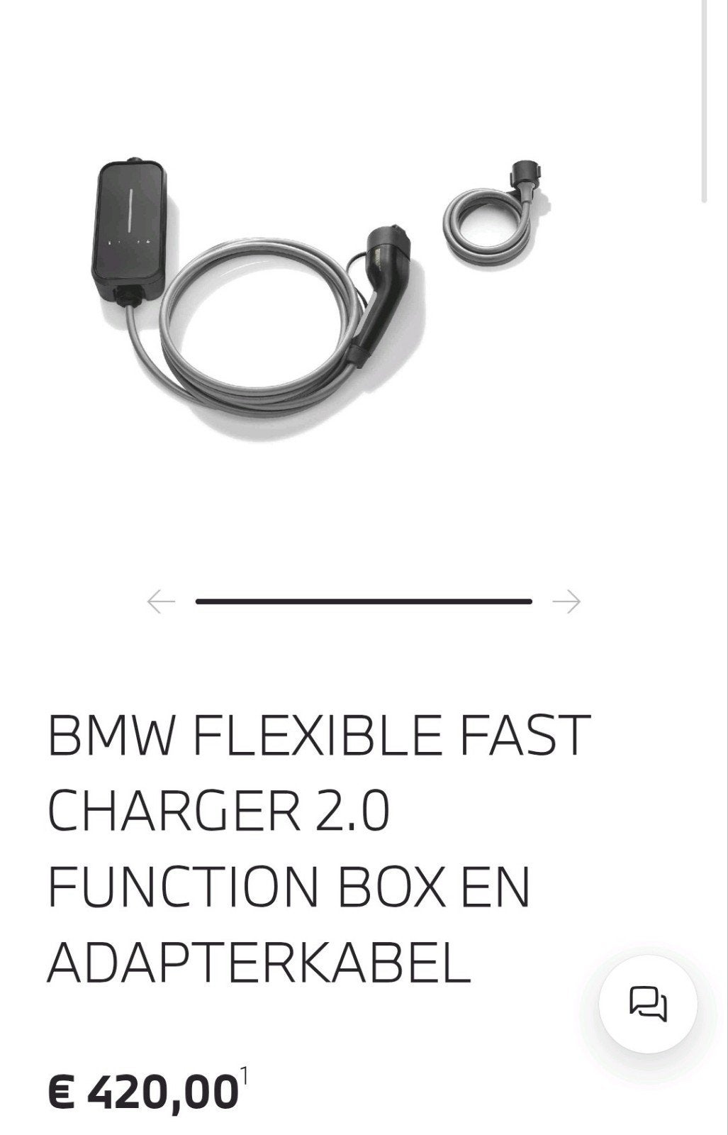 Flexibele fast charger bmw, Ophalen of Verzenden